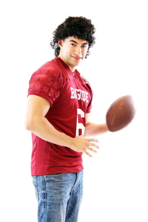 AC Slater Football Jersey and Wig set